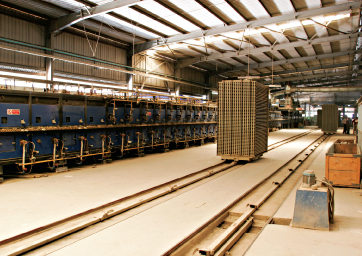 Khu sản xuất nhà máy gạch ốp lát Ceramic Hồng Hà